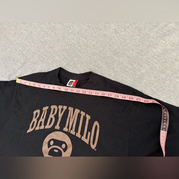 Men’s Bathing Ape Baby Milo t-shirt in XL in black and brown - Picture 7 of 9